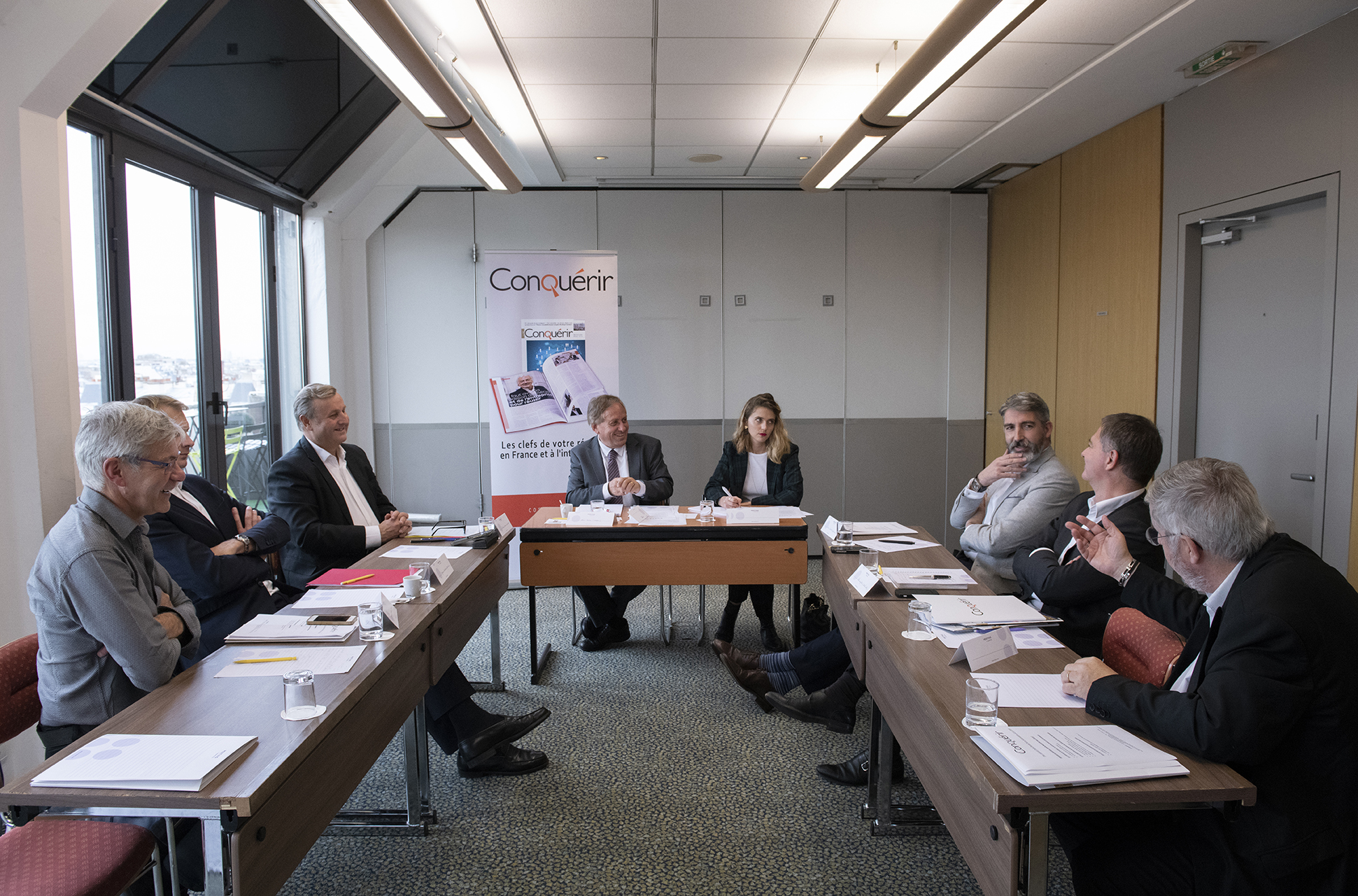 table ronde magazine Conquerir